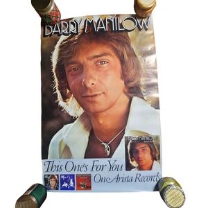 Barry Manilow This One's for You‎ Vintage 1976 Promo Album Poster 24x36 Rock